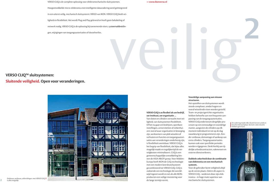 Het wordt Plug and Play geleverd en heeft geen bekabeling of veilig 2 netwerk nodig.