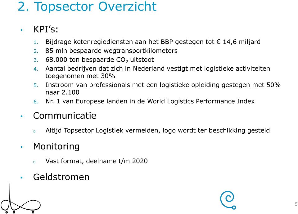 Instroom van professionals met een logistieke opleiding gestegen met 50% naar 2.100 6. Nr.