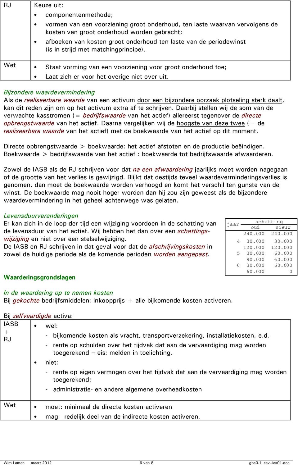 Bijzondere waardevermindering Als de realiseerbare waarde van een activum door een bijzondere oorzaak plotseling sterk daalt, kan dit reden zijn om op het activum extra af te schrijven.