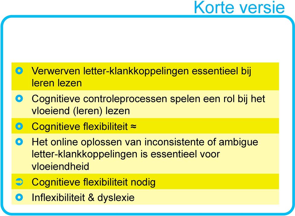 flexibiliteit Het online oplossen van inconsistente of ambigue