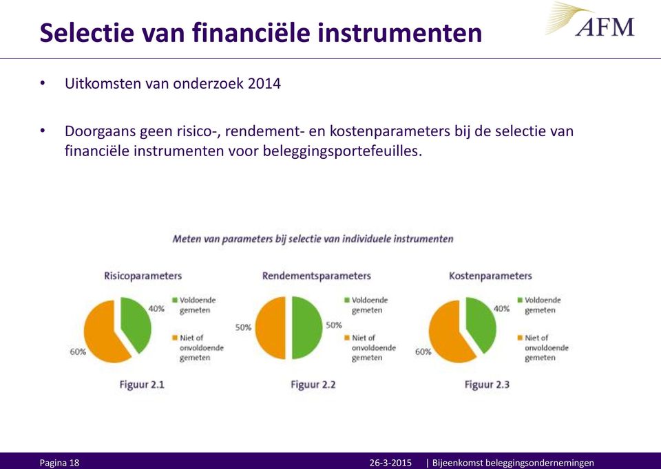 instrumenten voor beleggingsportefeuilles.