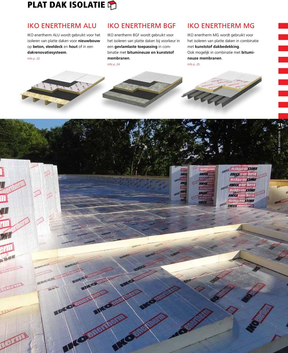 BGF BGF wordt gebruikt voor het isoleren van platte daken bij voorkeur in een gevlamlaste toepassing in combinatie met