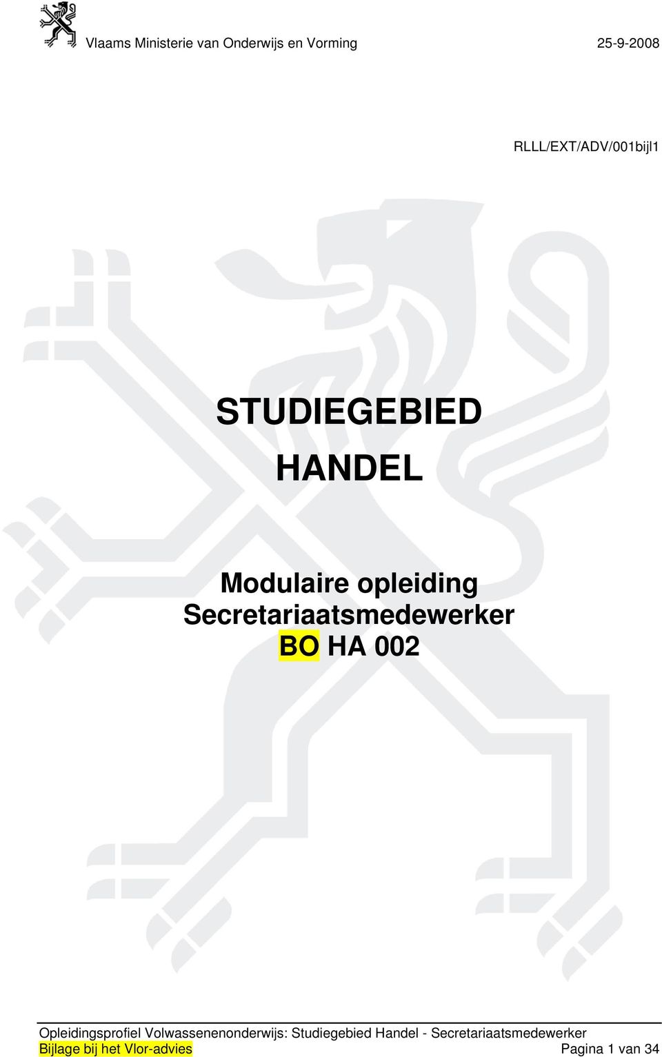 Secretariaatsmedewerker BO HA 002