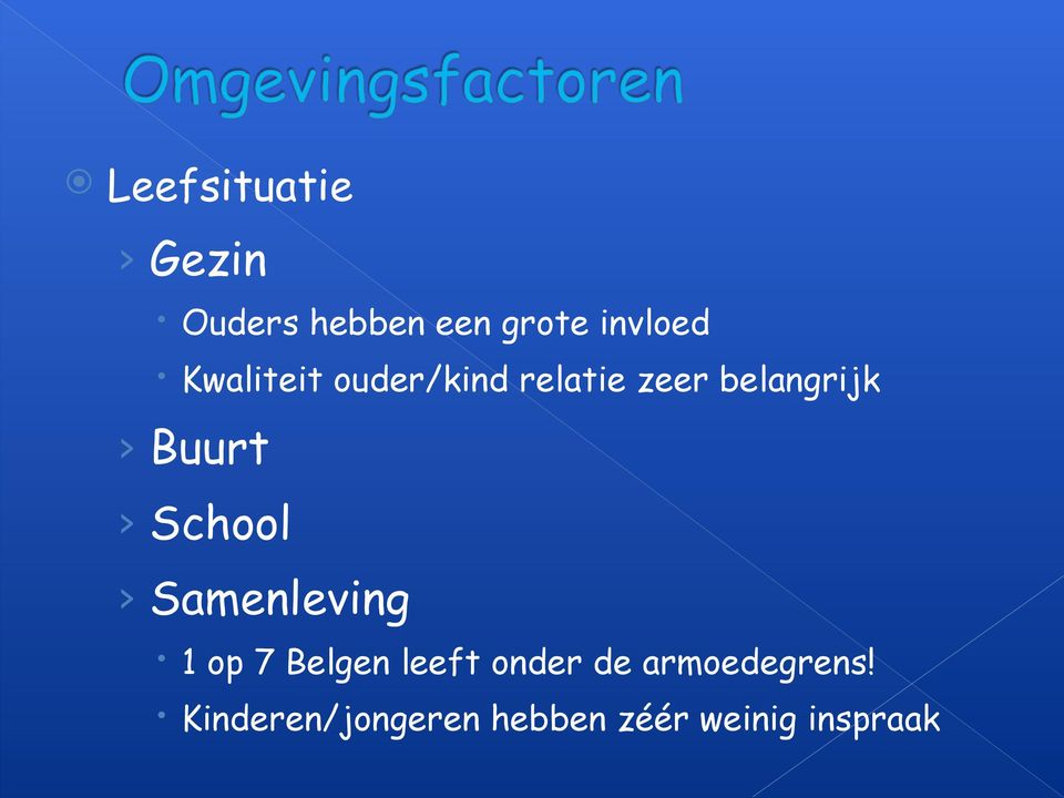 School Samenleving 1 op 7 Belgen leeft onder de