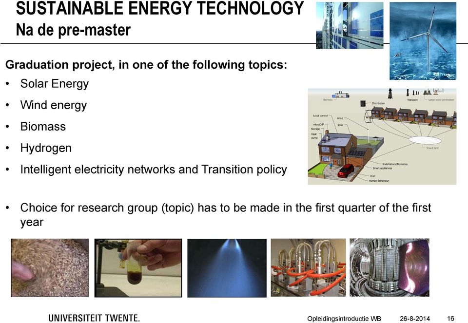 electricity networks and Transition policy Choice for research group (topic) has