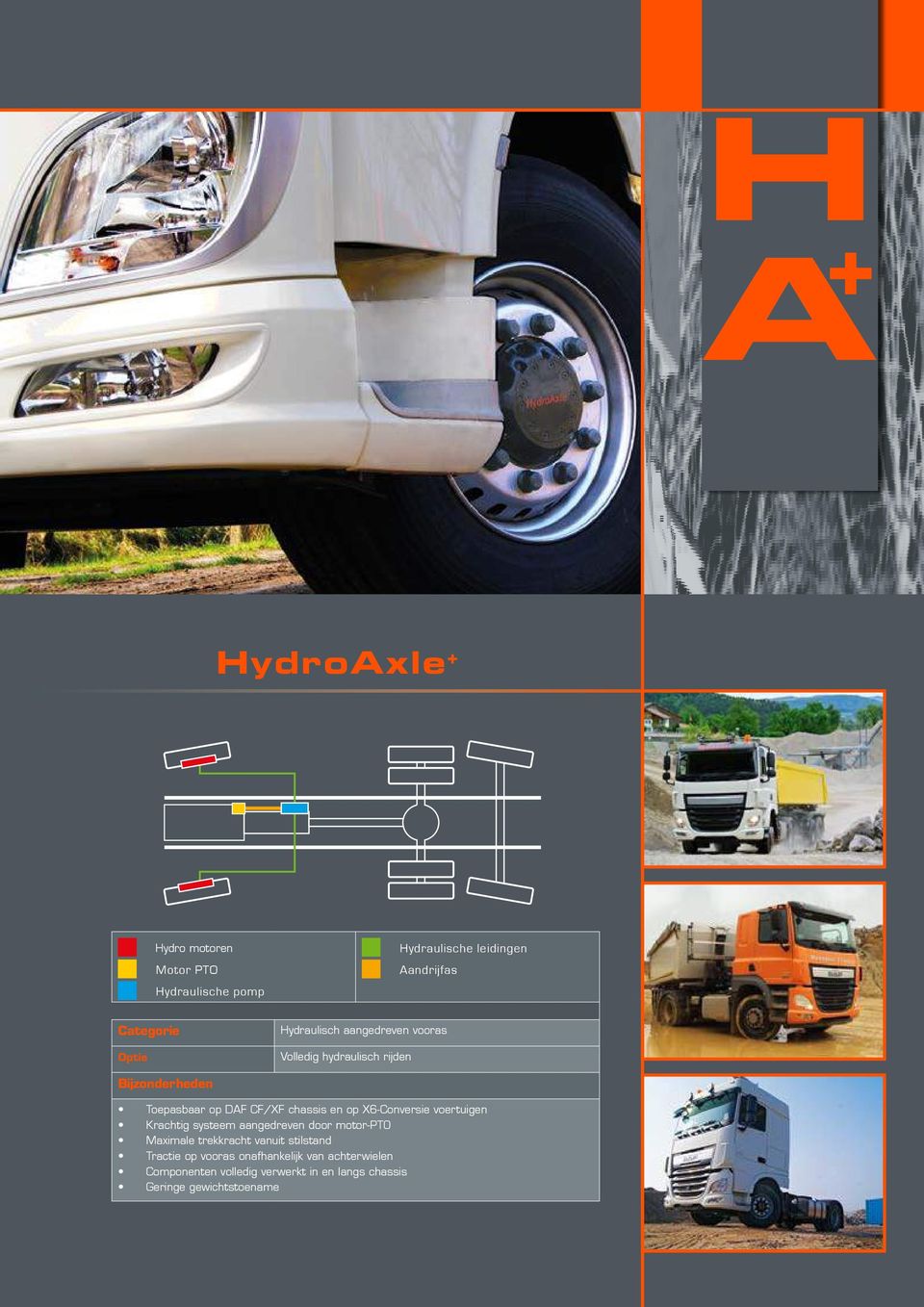 6-Conversie voertuigen Krachtig systeem aangedreven door motor-pto Maximale trekkracht vanuit stilstand