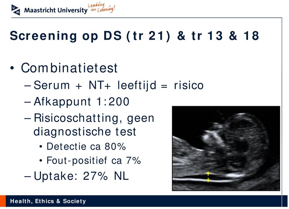 Afkappunt 1:200 Risicoschatting, geen