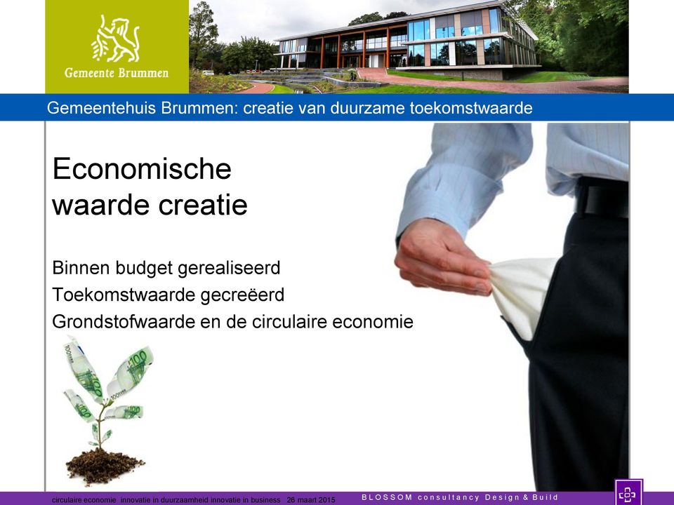 tekst helemaal Economische waarde creatie Binnen budget