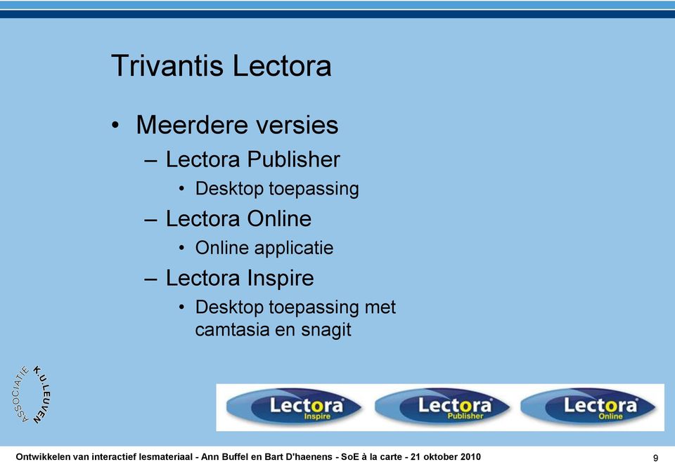 Lectora Online Online applicatie Lectora