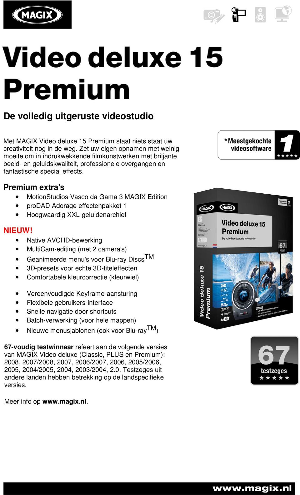 Premium extra's MotionStudios Vasco da Gama 3 MAGIX Edition prodad Adorage effectenpakket 1 Hoogwaardig XXL-geluidenarchief NIEUW!