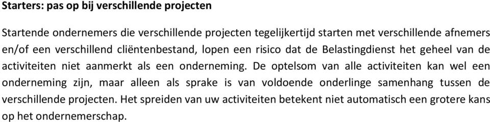 een onderneming.