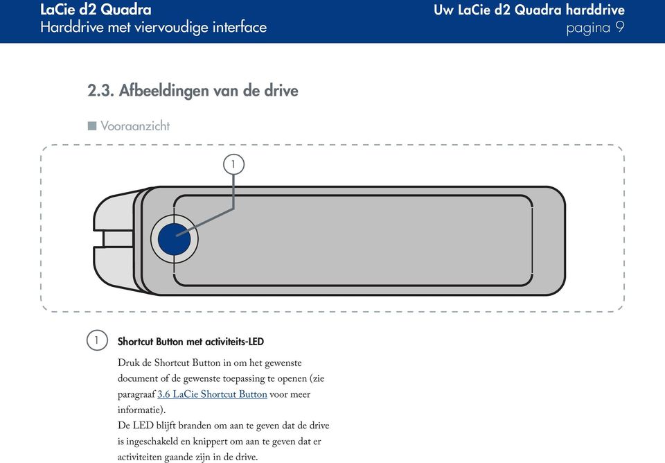 het gewenste document of de gewenste toepassing te openen (zie paragraaf 3.