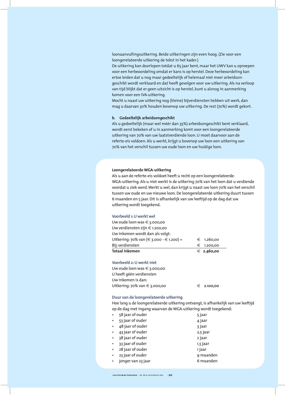 Deze herbeoordeling kan ertoe leiden dat u nog maar gedeeltelijk of helemaal niet meer arbeidsongeschikt wordt verklaard en dat heeft gevolgen voor uw uitkering.