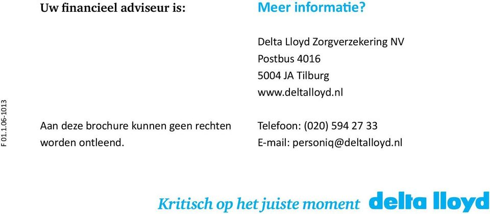 www.deltalloyd.nl F 01.