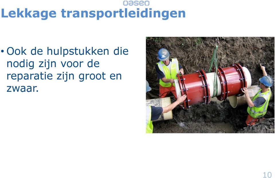 voor de reparatie