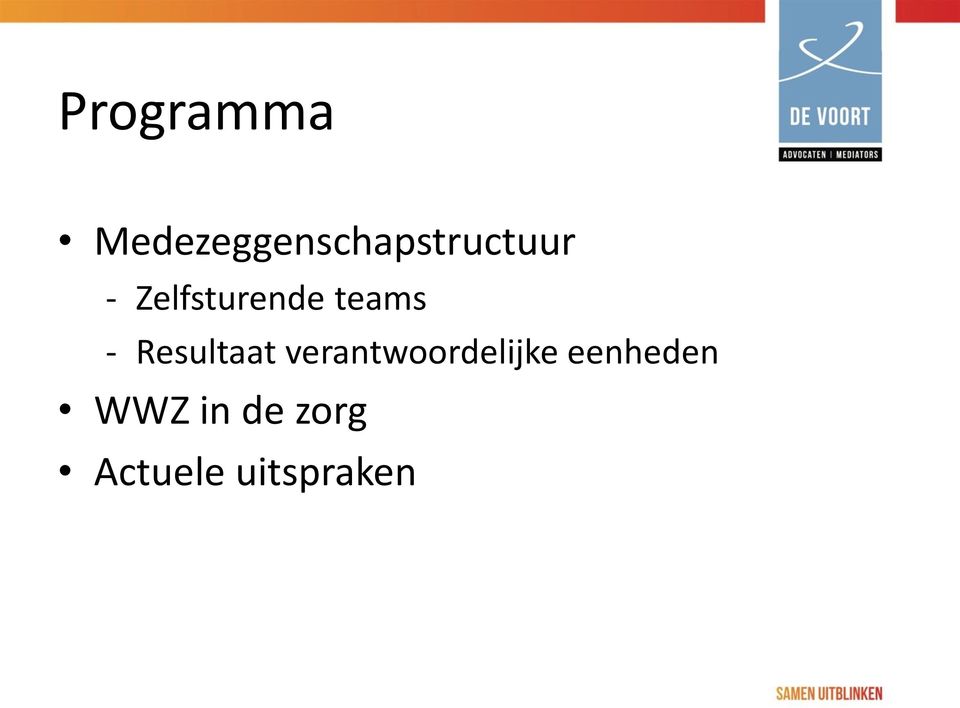 Zelfsturende teams - Resultaat