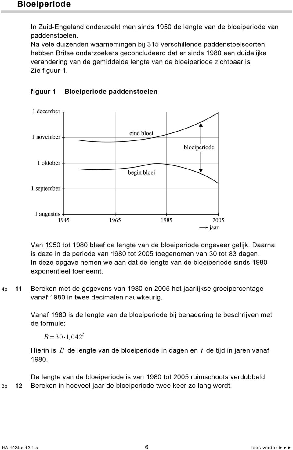 bloeiperiode zichtbaar is. Zie figuur 1.