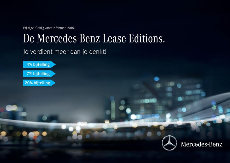 2015. De Mercedes-Benz