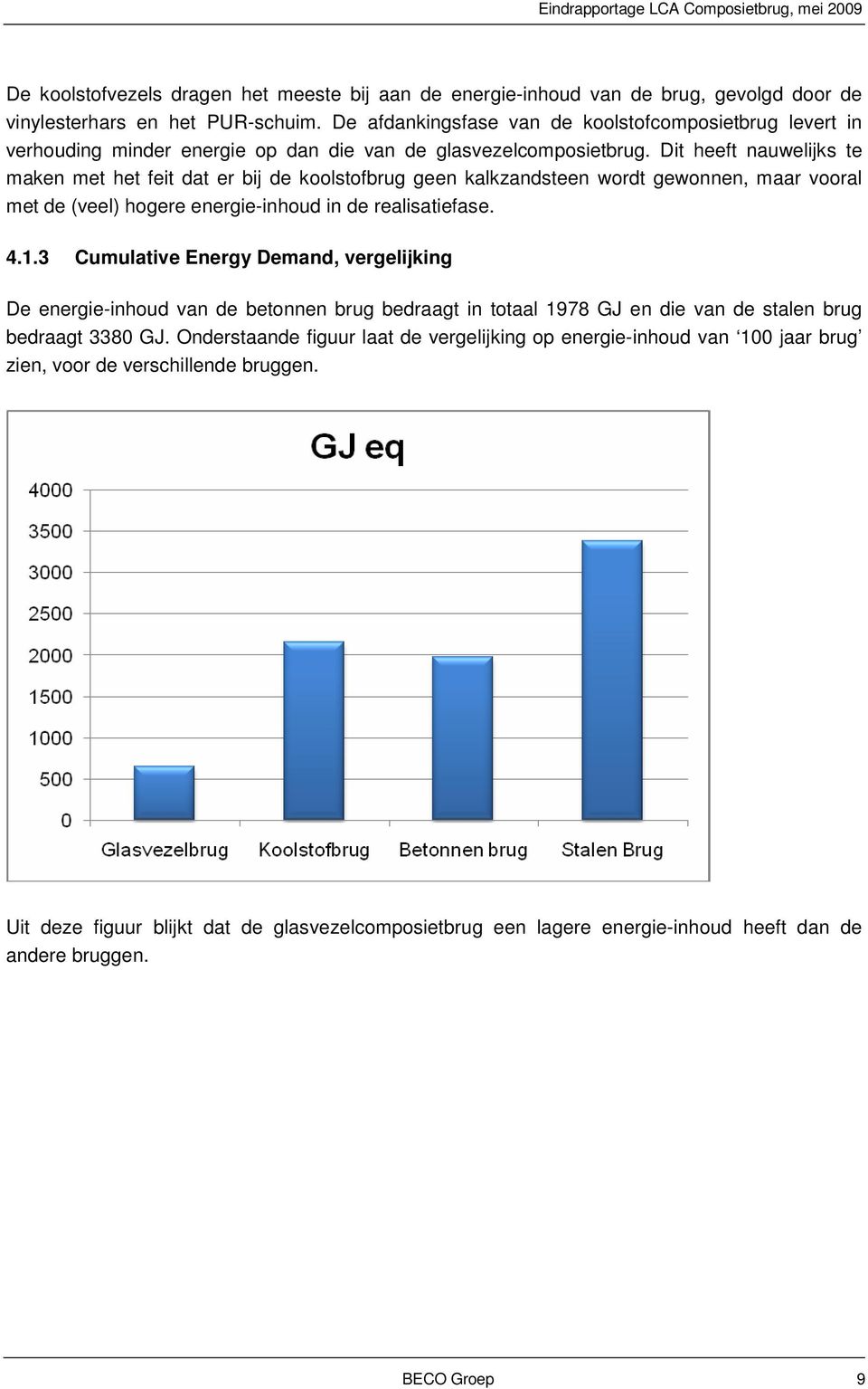 Dit heeft nauwelijks te maken met het feit dat er bij de koolstofbrug geen kalkzandsteen wordt gewonnen, maar vooral met de (veel) hogere energie-inhoud in de realisatiefase. 4.1.