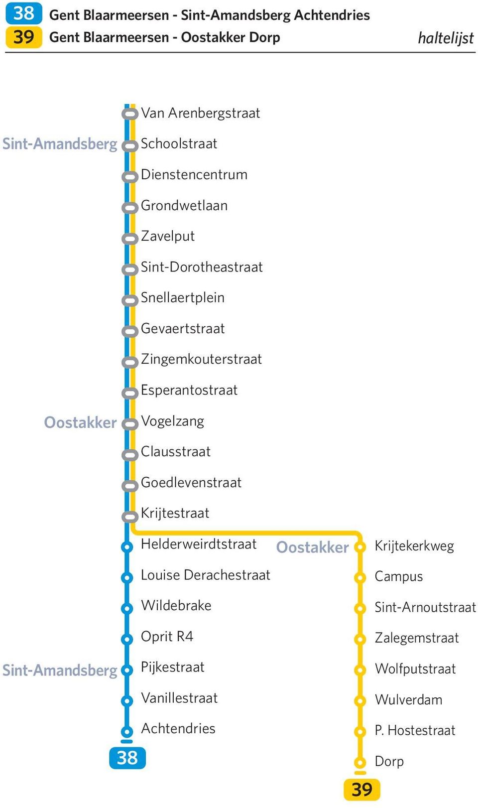 Clausstraat Goedlevenstraat Krijtestraat Sint-Amandsberg Helderweirdtstraat Oostakker Louise Derahestraat Wildebrake Oprit R4