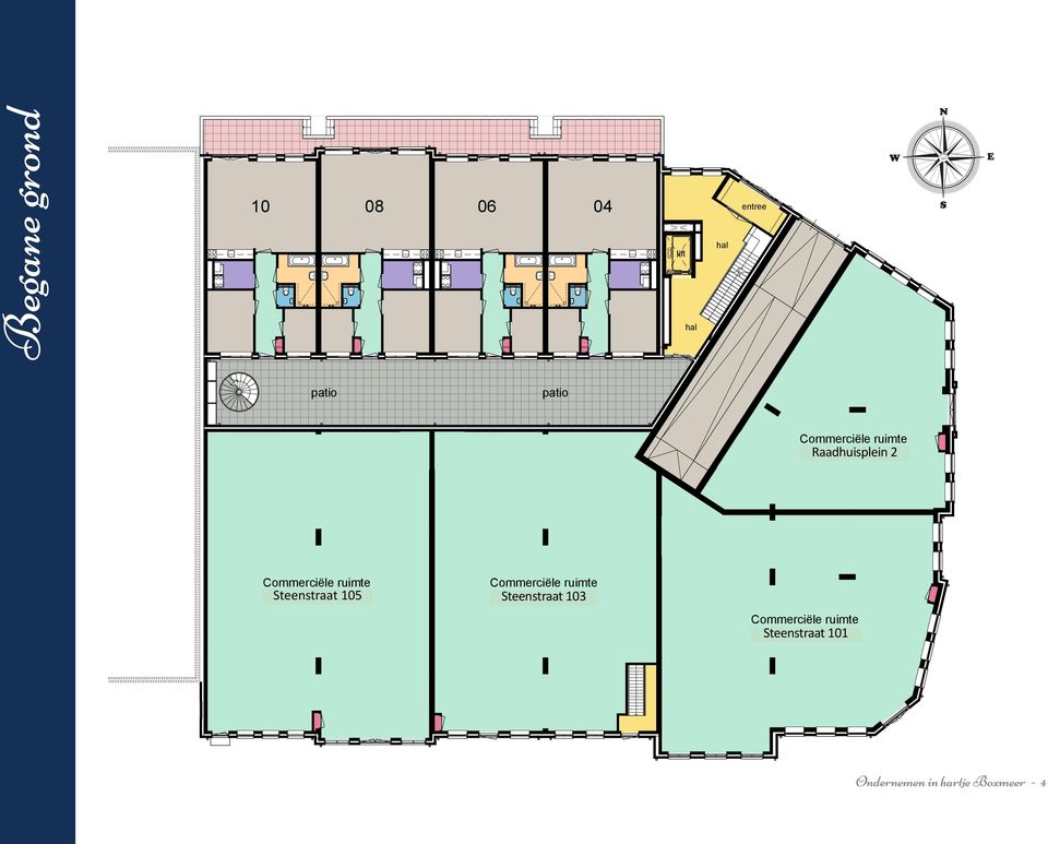 Commerciële ruimte Steenstraat Unit-A 105 Steenstraat Unit-B 103