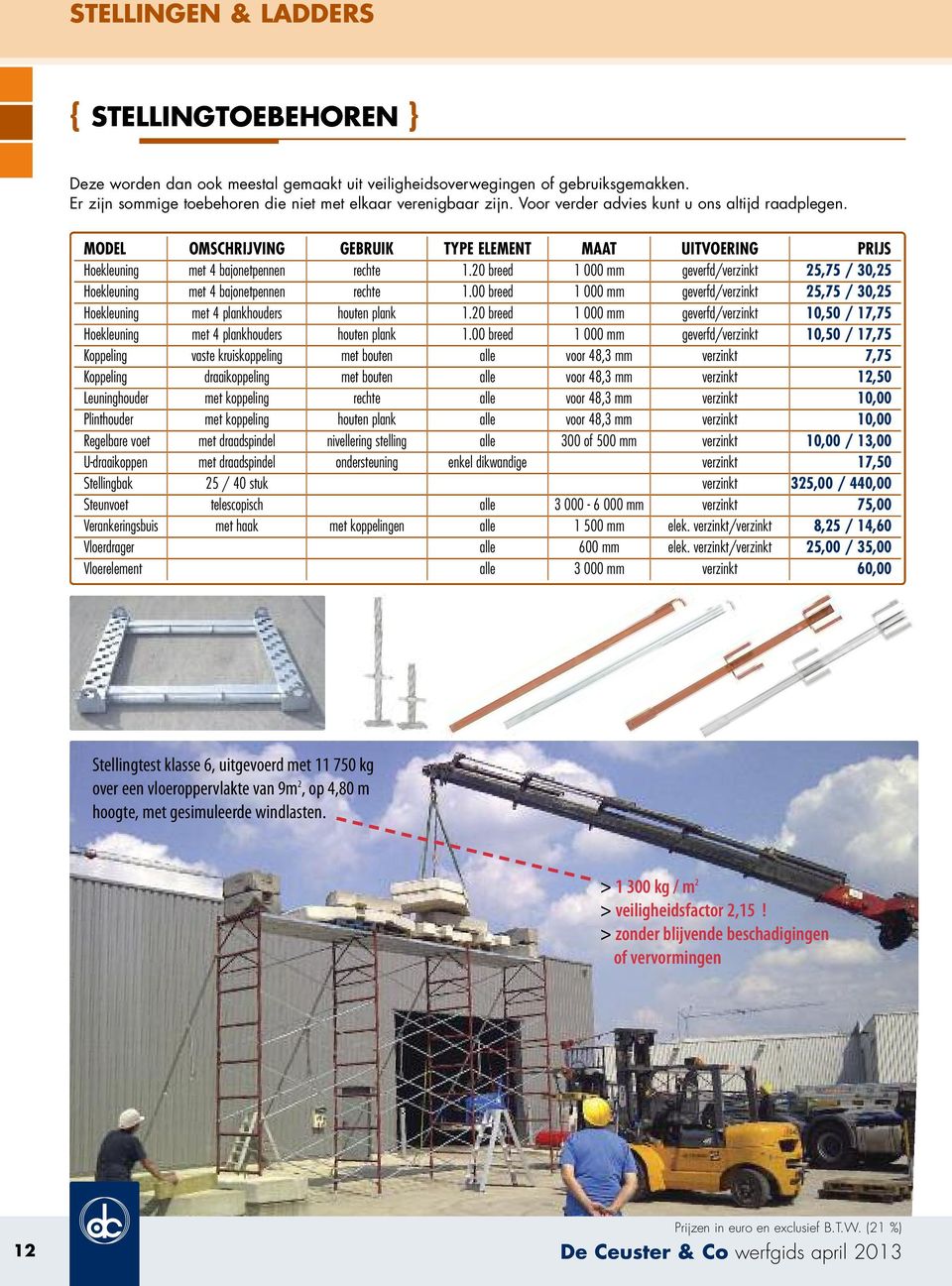 20 breed 1 000 mm geverfd/verzinkt 25,75 / 30,25 Hoekleuning met 4 bajonetpennen rechte 1.00 breed 1 000 mm geverfd/verzinkt 25,75 / 30,25 Hoekleuning met 4 plankhouders houten plank 1.