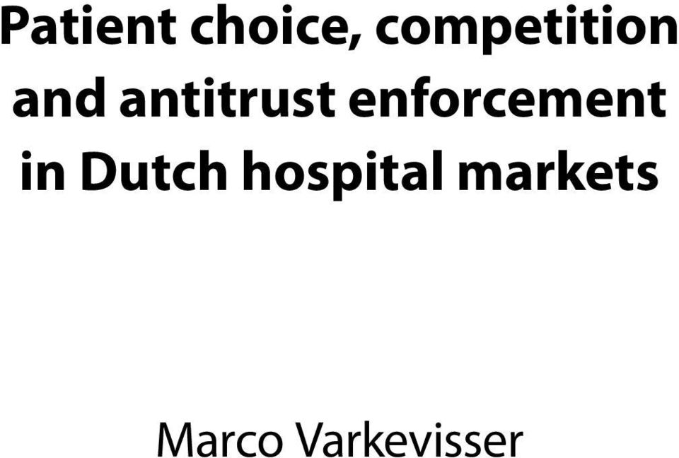 antitrust enforcement in