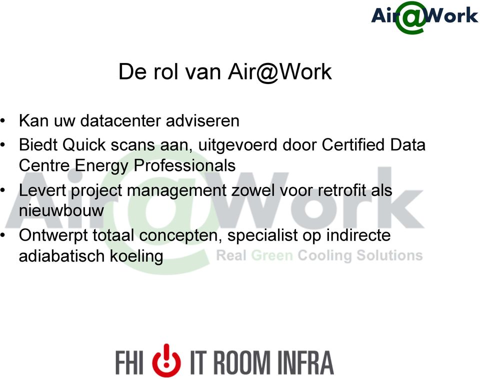 Professionals Levert project management zowel voor retrofit als