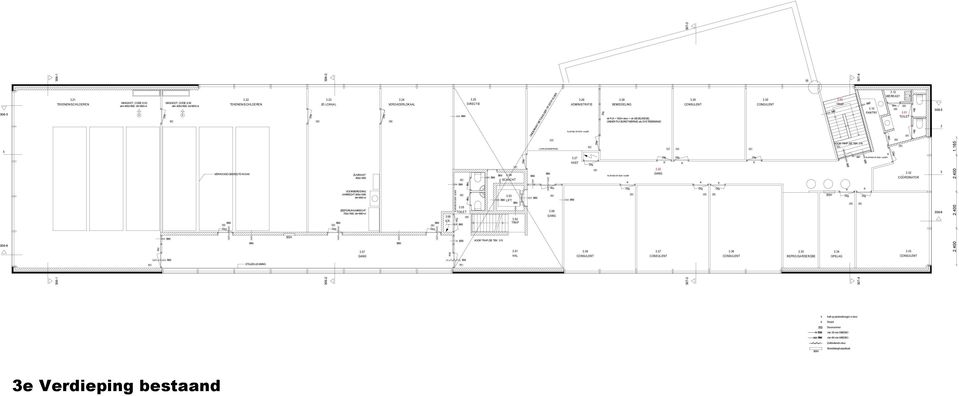 23 306-2 306-2 ZUURKAST 400x1000 VOORBEREIDING AANRECHT 600x1000 bk=900+vl ZEEFDRUKAANRECHT 700x1500, bk=900+vl Dez Dez 3.07 STALEN LEUNING 2D LOKAAL 3.24 VERGADERLOKAAL Dez 3.06 E.K. Kt PLAFOND OP 2300+ VLOER Ftz 3.