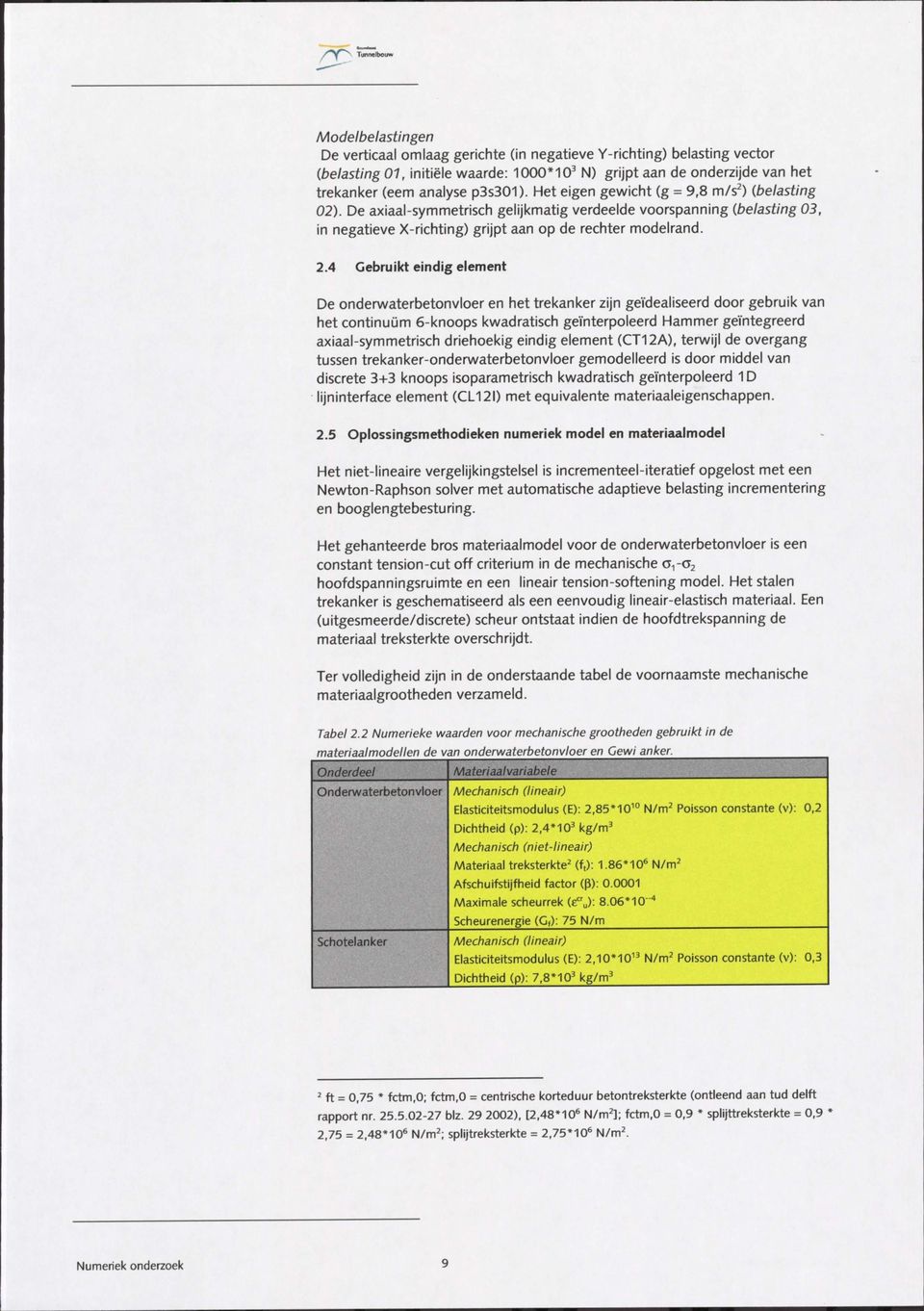 De axiaal-symmetrisch gelijkmatig verdeelde voorspanning (belasting 03, in negatieve X-richting) grijpt aan op de rechter modelrand. 2.