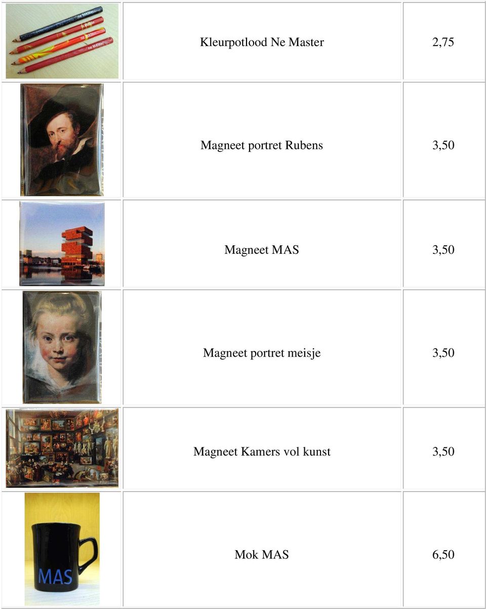 3,50 Magneet portret meisje 3,50