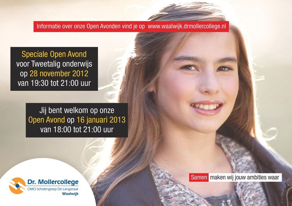 nl Speciale Open Avond voor Tweetalig onderwijs op 28 november 2012