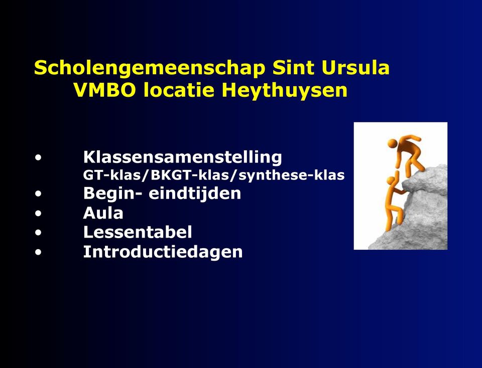 GT-klas/BKGT-klas/synthese-klas Begin-