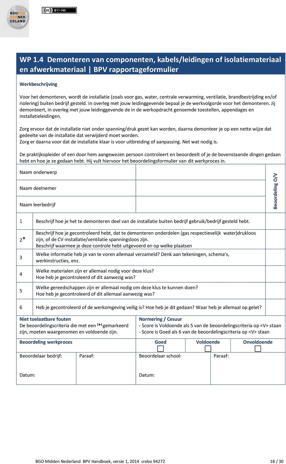 Jij demonteert, in overleg met jouw leidinggevende de in de werkopdracht genoemde toestellen, appendages en installatieleidingen.