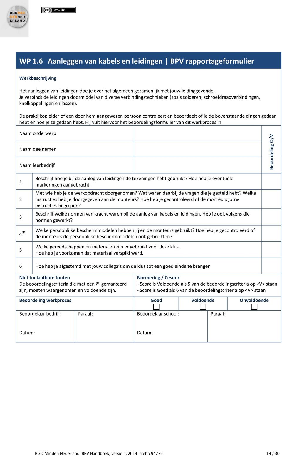 De praktijkopleider of een door hem aangewezen persoon controleert en beoordeelt of je de bovenstaande dingen gedaan hebt en hoe je ze gedaan hebt.