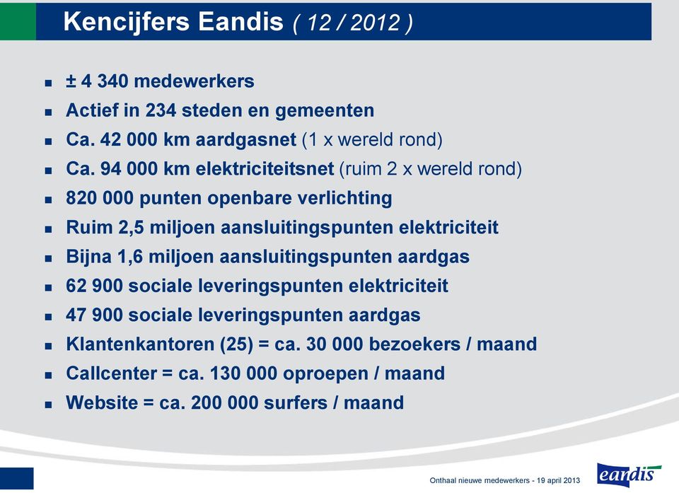 elektriciteit Bijna 1,6 miljoen aansluitingspunten aardgas 62 900 sociale leveringspunten elektriciteit 47 900 sociale