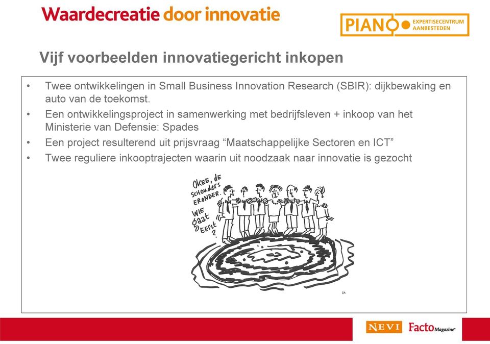 Een ontwikkelingsproject in samenwerking met bedrijfsleven + inkoop van het Ministerie van Defensie: