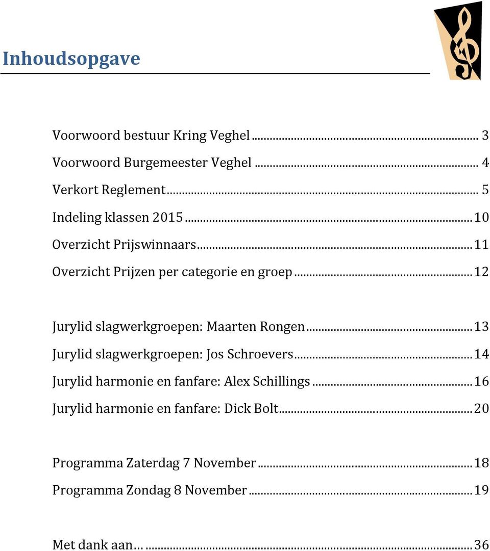 .. 12 Jurylid slagwerkgroepen: Maarten Rongen... 13 Jurylid slagwerkgroepen: Jos Schroevers.