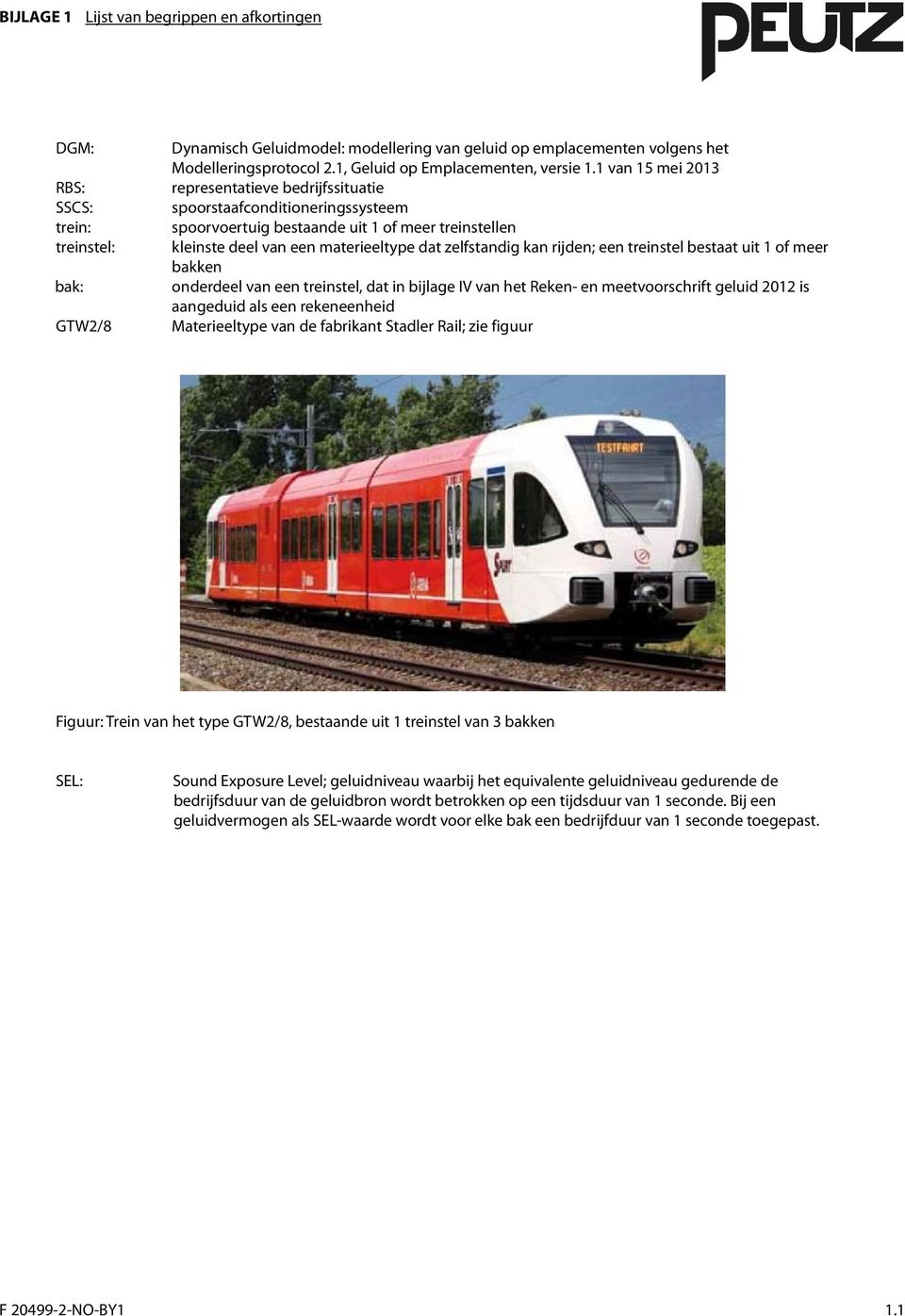 1 van 15 mei 2013 representatieve bedrijfssituatie spoorstaafconditioneringssysteem spoorvoertuig bestaande uit 1 of meer treinstellen kleinste deel van een materieeltype dat zelfstandig kan rijden;