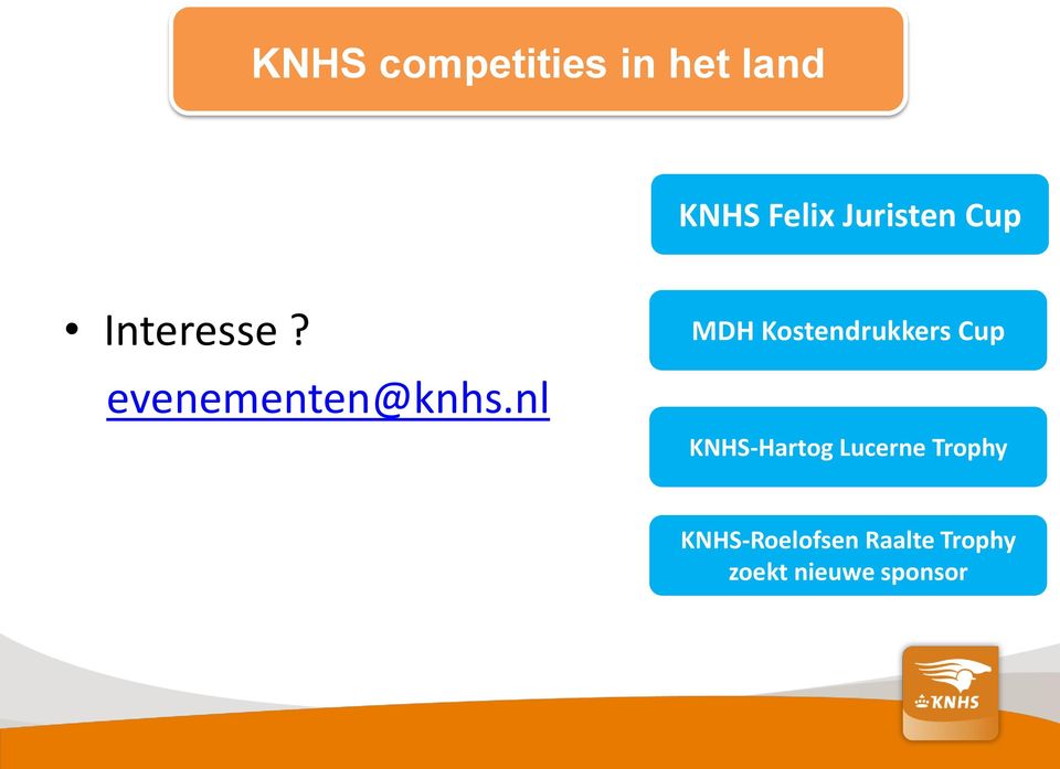 nl MDH Kostendrukkers Cup KNHS-Hartog Lucerne