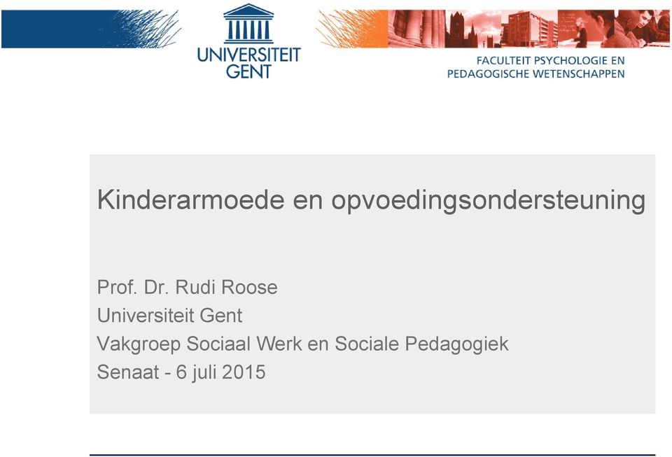 Rudi Roose Universiteit Gent