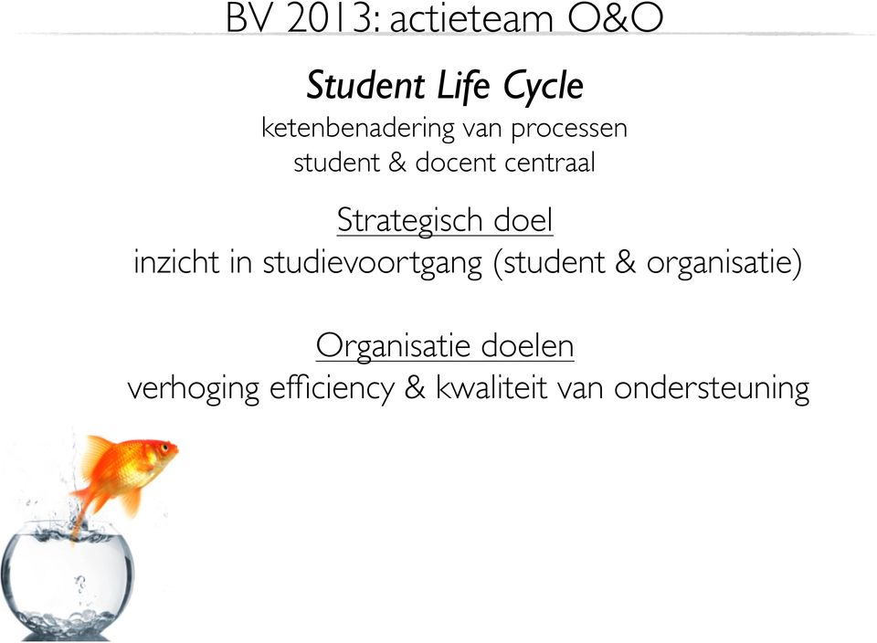 inzicht in studievoortgang (student & organisatie)