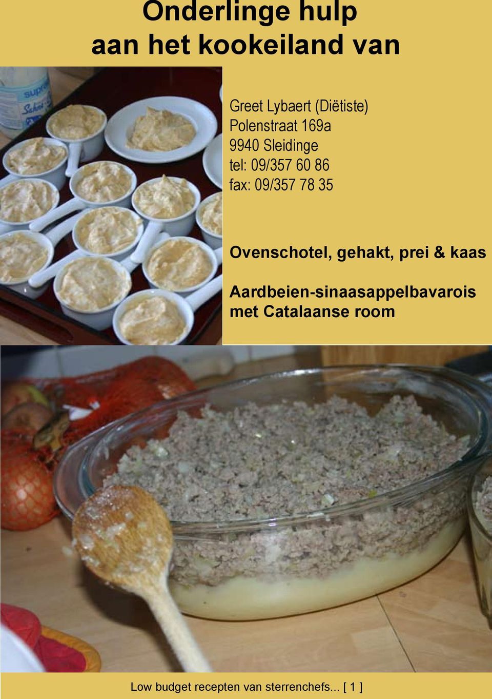 35 Ovenschotel, gehakt, prei & kaas