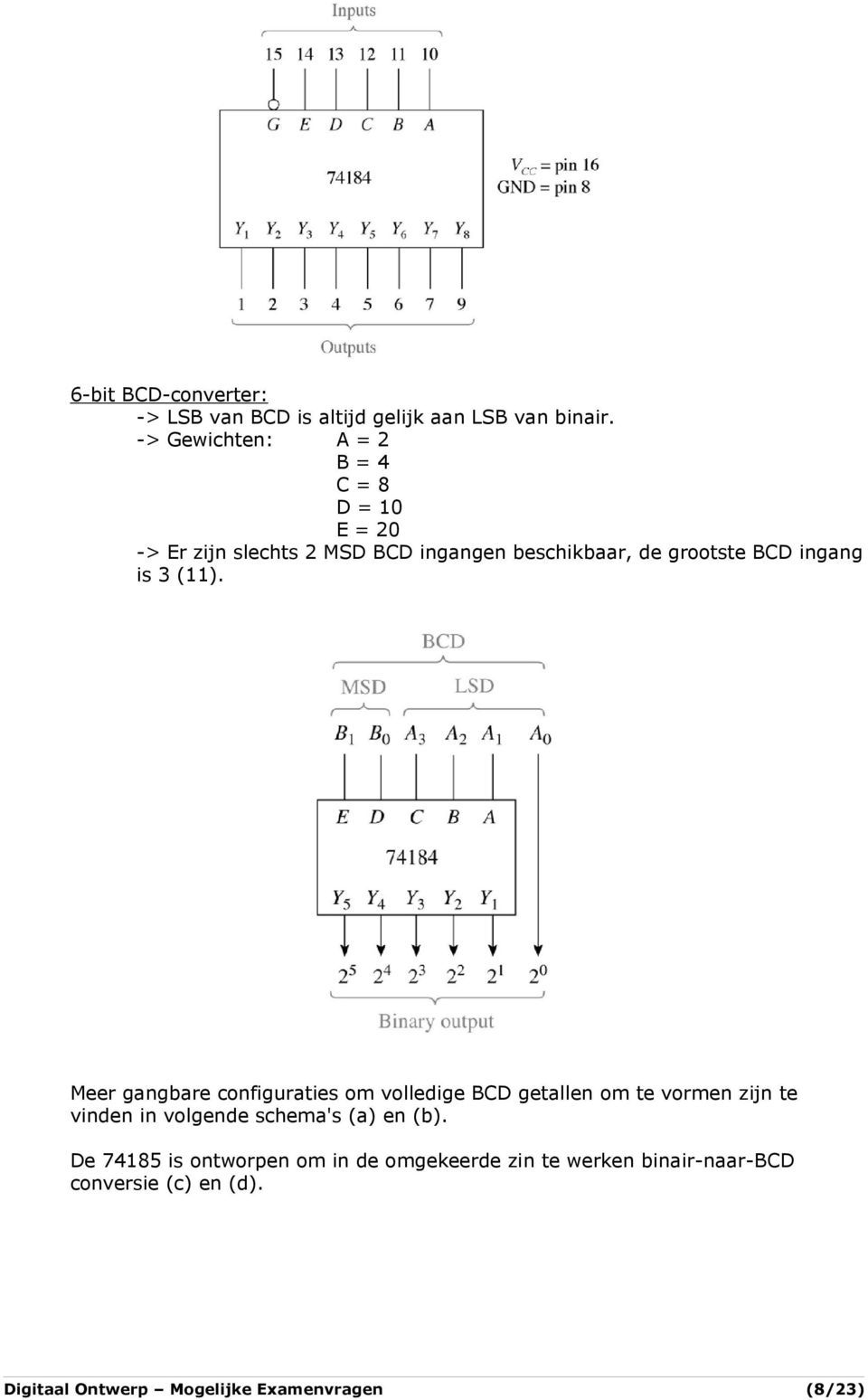 BCD ingang is 3 ().