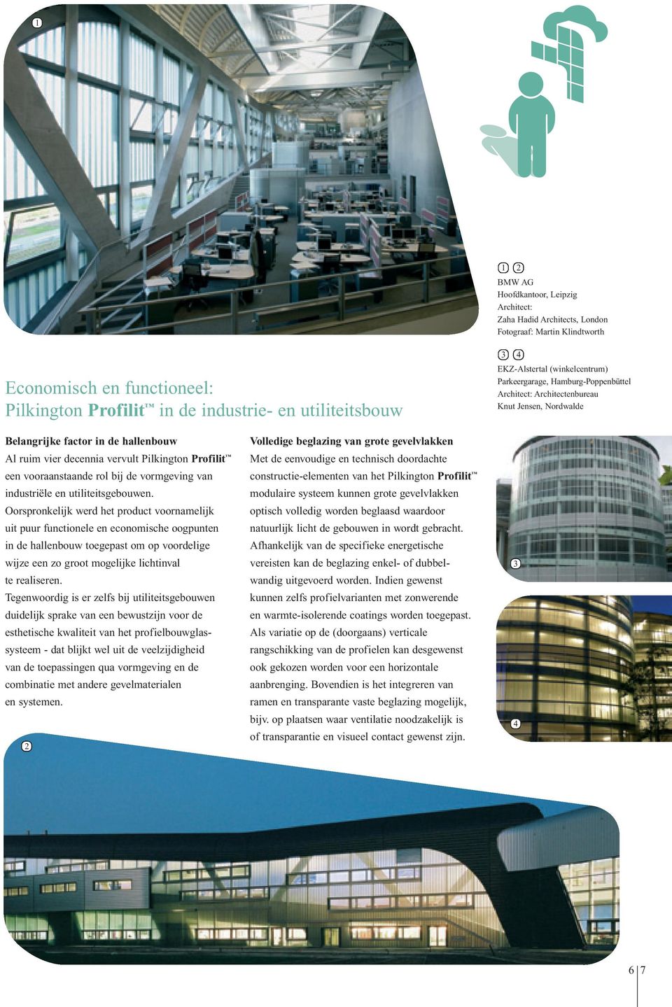 Profilit een vooraanstaande rol bij de vormgeving van industriële en utiliteitsgebouwen.