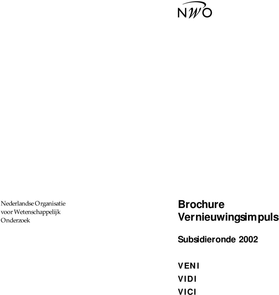 Onderzoek Brochure