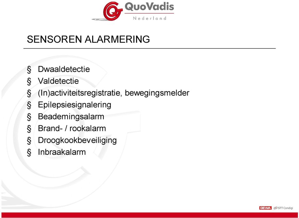 bewegingsmelder Epilepsiesignalering