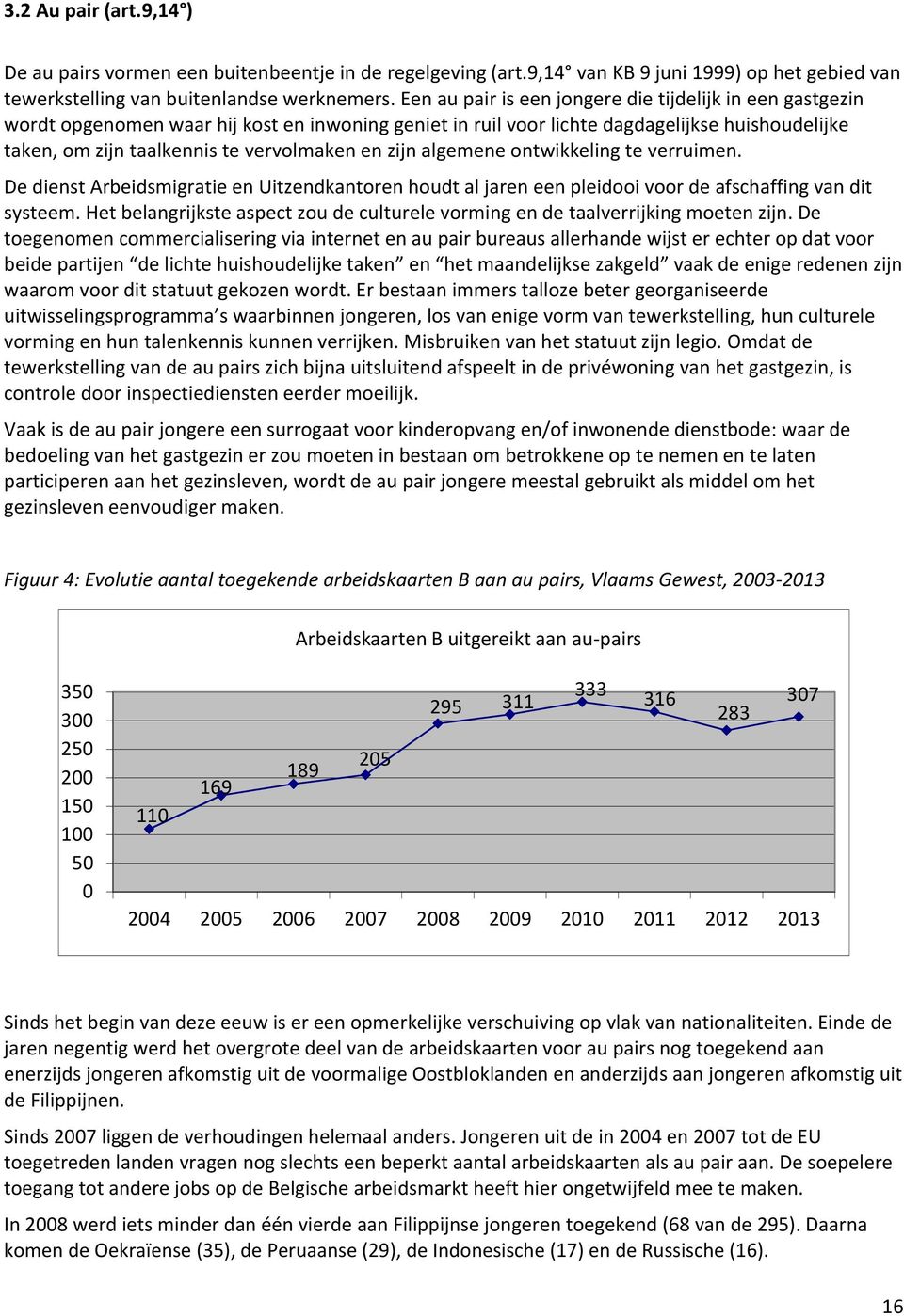 zijn algemene ontwikkeling te verruimen. De dienst Arbeidsmigratie en Uitzendkantoren houdt al jaren een pleidooi voor de afschaffing van dit systeem.