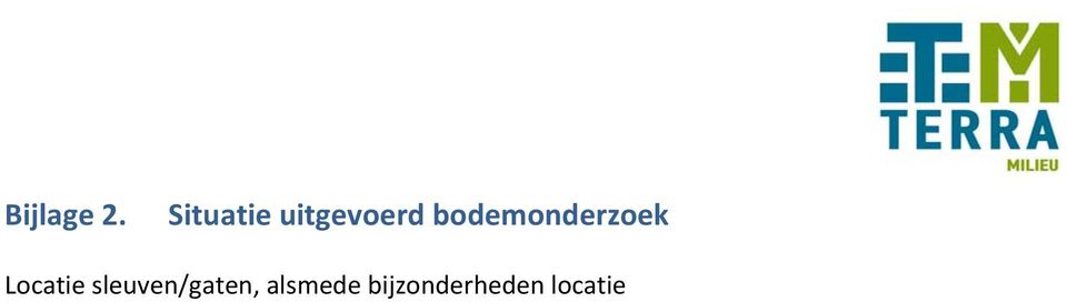 bodemonderzoek Locatie