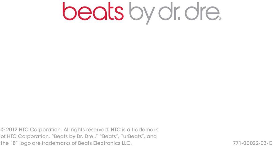 Beats by Dr. Dre.